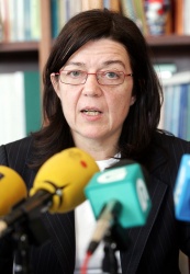A conselleira S&aacute;nchez Pi&ntilde;on, respons&aacute;bel das oposici&oacute;ns