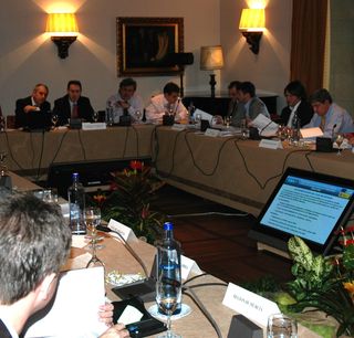 A Comisi&oacute;n do PEBA, no que participa a Xunta, reuniuse en Santiago a comezos de ano / M.V.