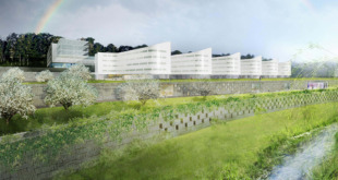 Proxecto do novo hospital de Vigo, segundo o dese&ntilde;o do Goberno bipartito