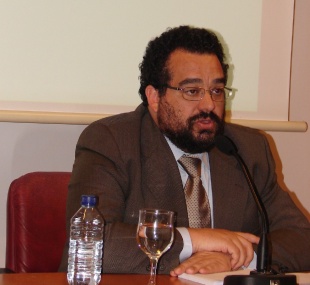 Xos&eacute; Manuel Rivera Otero, durante a presentaci&oacute;n  da Enquisa de Clima Social e Pol&iacute;tico
