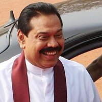 O presidente ceilan&eacute;s, Rajapaksa