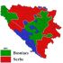 Mapa &eacute;tnico de Bosnia-Herzegovina (2005)