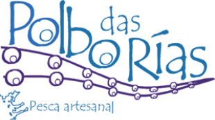 Dende a Confrar&iacute;a de Bueu comercial&iacute;zase a marca Polbo das R&iacute;as (este &eacute; o logotipo)