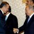 Erdogan e Peres, o 12 novembro de 2007 en Ankara (Turqu&iacute;a)