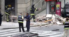 A Polic&iacute;a fixo unha explosi&oacute;n controlada do artefacto / Foto: Ceivar