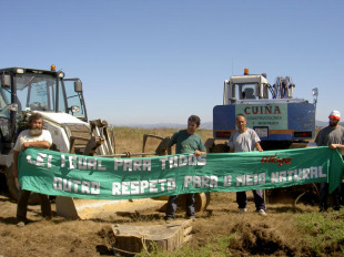 Os activistas de Adega foron xulgados e exculpados por paralizar as obras da piscifactor&iacute;a