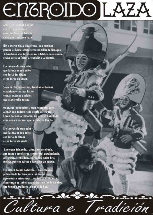 Os carteis de Xinzo, Ver&iacute;n e Laza, o 'tri&aacute;ngulo m&aacute;xico do Entroido'