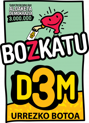 D3M pide o voto nulo, logo de que o Tribunal Supremo ilegalizou as s&uacute;as listas