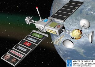 O anuncio do sat&eacute;lite desatou o humor no blogmillo / malodeaturar.blogaliza.org