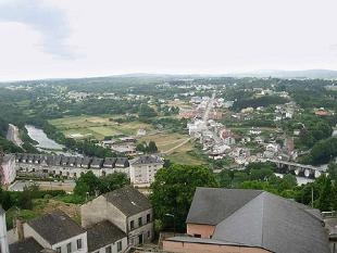Vista actual dende o Parque de Rosal&iacute;a