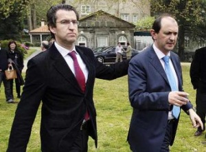 Louz&aacute;n, con N&uacute;&ntilde;ez Feijoo nunha imaxe de arquivo