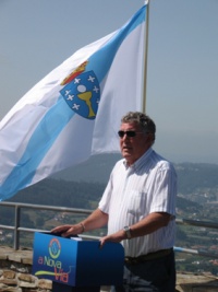 O alcalde de Nar&oacute;n, Xo&aacute;n Gato, o 25 de xullo