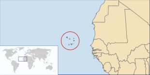 Situaci&oacute;n das illas de Cabo Verde