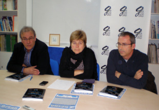 Xos&eacute; Lastra, Maril&oacute; Candado e Xos&eacute; Manuel Malheiro, da Nova Escola