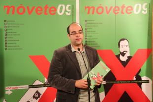 Rub&eacute;n Cela, na presentaci&oacute;n do programa