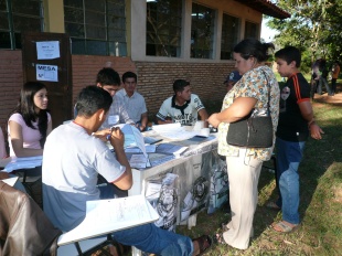 Mesas visitadas en Asunci&oacute;n e no distrito de San Pedro-cidade de Capiibary unha das zonas mais pobres do pa&iacute;s