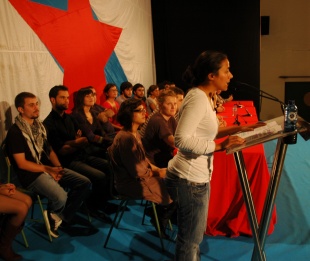 Iria Aboi apelou &aacute; unidade e &aacute; cohesi&oacute;n na s&uacute;a intervenci&oacute;n