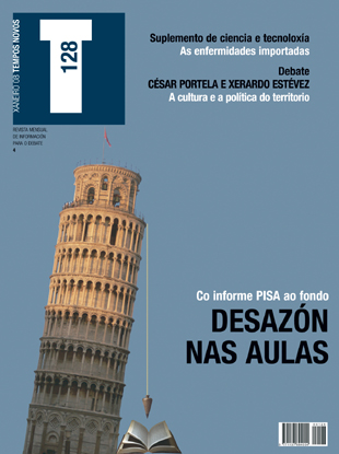 Capa do n&ordm; 128 de TEMPOS Novos