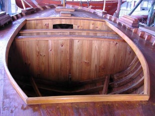 Detalle dun bote polbeiro, embarcaci&oacute;n t&iacute;pica da zona de Bueu / modelismonaval.com