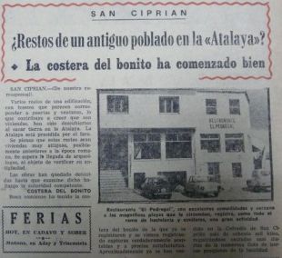 En xu&ntilde;o de 1974 aparece unha construci&oacute;n na contorna, da que se di poder&iacute;a ser unha sauna castrexa. O diario 'El Progreso' recoll&iacute;a a noticia