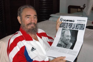Fidel Castro nunha das &uacute;ltimas imaxes dende que est&aacute; doente