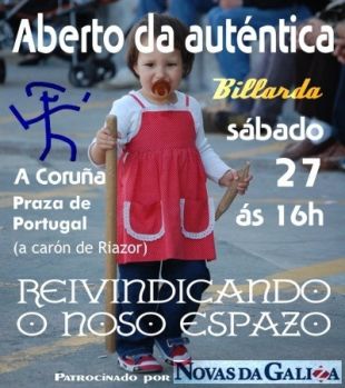 A&iacute;nda que neste cartaz pon na Praza de Portugal, finalmente ser&aacute; na praza que est&aacute; detr&aacute;s da Facultade de N&aacute;utica