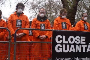 Un acto de AI polo peche de Guant&aacute;namo, unha das novas reclamaci&oacute;ns, dende o 11-S / Flickr: casmaron
