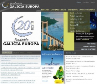 Web da Fundaci&oacute;n Galicia Europa