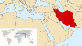 Situaci&oacute;n de Ir&aacute;n en Oriente Medio (clique para ampliar o mapa)