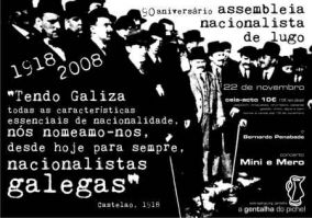 No Pichel, en Compostela, celebrar&aacute;n o 90 aniversario da Asemblea Nazonalista