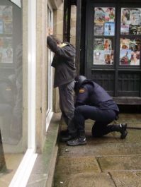 Unha das detenci&oacute;ns que se produciron o domingo en Compostela