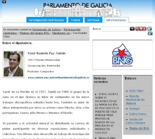 Xos&eacute; Ram&oacute;n Paz (BNG) estivo 'En la Luna' (clique para ampliar)