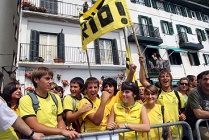 A afecci&oacute;n de Orio, apoiando a s&uacute;a embarcaci&oacute;n en Donosti