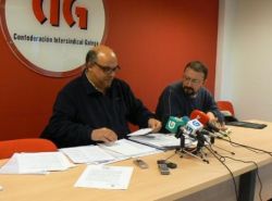 Xabier Aboi e Xes&uacute;s Garc&iacute;a Couso ofreceron unha conferencia de prensa para presentar a nova documentaci&oacute;n