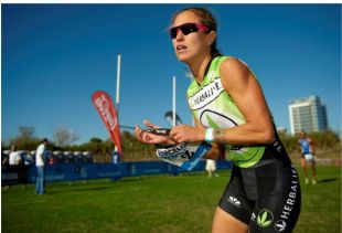 Hidalgo no Triatl&oacute;n de Barcelona, no que resultou vencedora