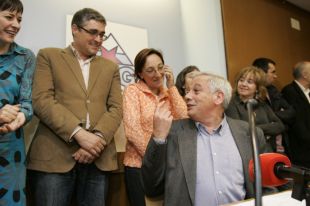 Membros do Consello Nacional do BNG. &Aacute; dereita, Montserrat Prado (clique para ampliar)