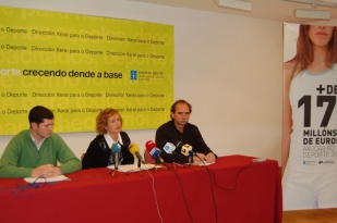 Na presentaci&oacute;n da li&ntilde;a de axudas ao Deporte Galego