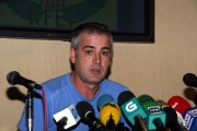 Morl&aacute;n na conferencia de prensa dada a terza feira na sede de Turismo R&iacute;as Baixas