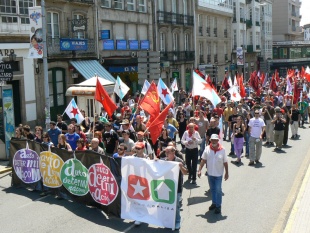 Unha imaxe da manifestaci&oacute;n do 25 de xullo