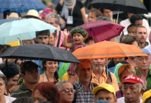Na Asemblea das Assembleas para presentaci&oacute;n das suxesti&oacute;ns de cada grupo de traballo / Imaxe: AgBr