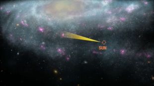 Na imaxe obs&eacute;rvase a rexi&oacute;n espacial a explorar polo Kepler (clique para ampliar)