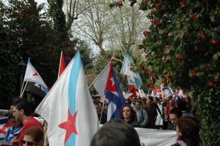 Varios momentos da manifestaci&oacute;n (clicar para ampliar)