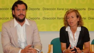 Carlos Francisco Touri&ntilde;o e Marta Souto, na presentaci&oacute;n