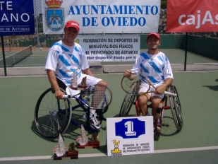 Formando, con Mart&iacute;n Varela, a selecci&oacute;n galega, que venceu no 'Open Ciudad de Oviedo' en 2006