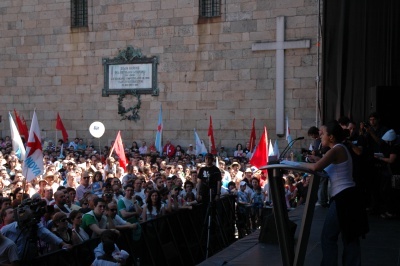 Intervenci&oacute;n de Iria Aboi, de Galiza Nova