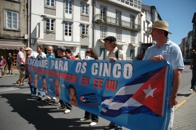 Outra das pancartas que acompa&ntilde;ou a manifestaci&oacute;n