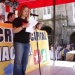 Laura Bugallo d&aacute; lectura ao manifesto