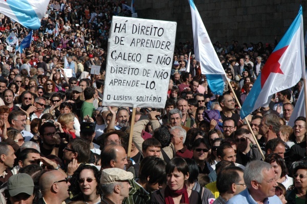Manifestaci&oacute;n Queremos Galego