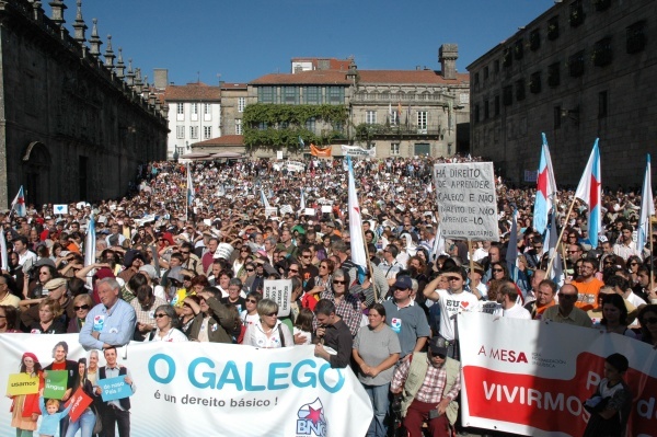 Manifestaci&oacute;n Queremos Galego