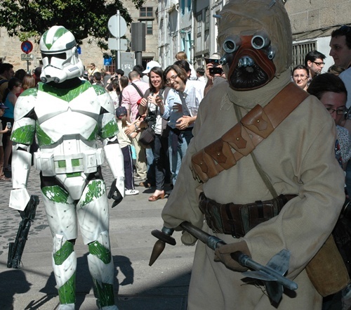 Tropas gal&aacute;cticas invaden Compostela